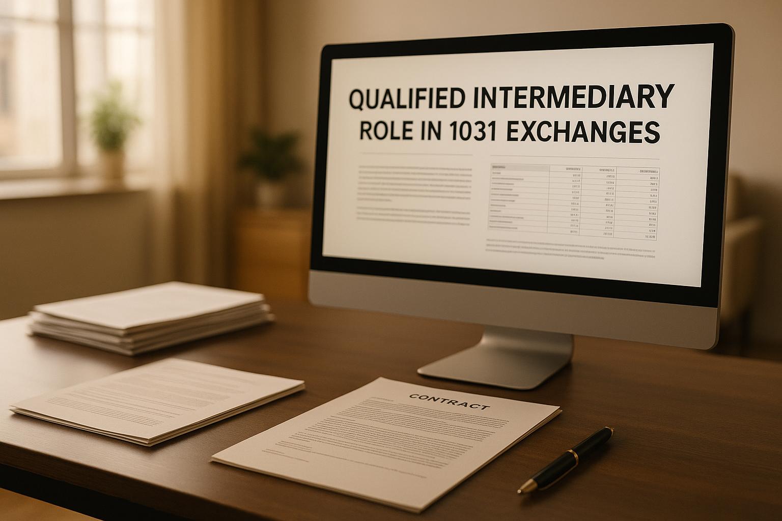 Qualified Intermediary Role in 1031 Exchanges
