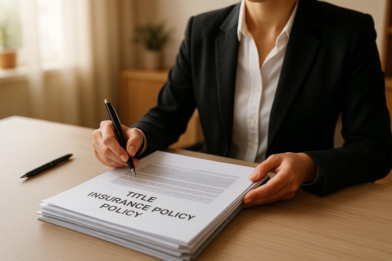 Checklist for Reviewing Lender's Title Insurance Policies