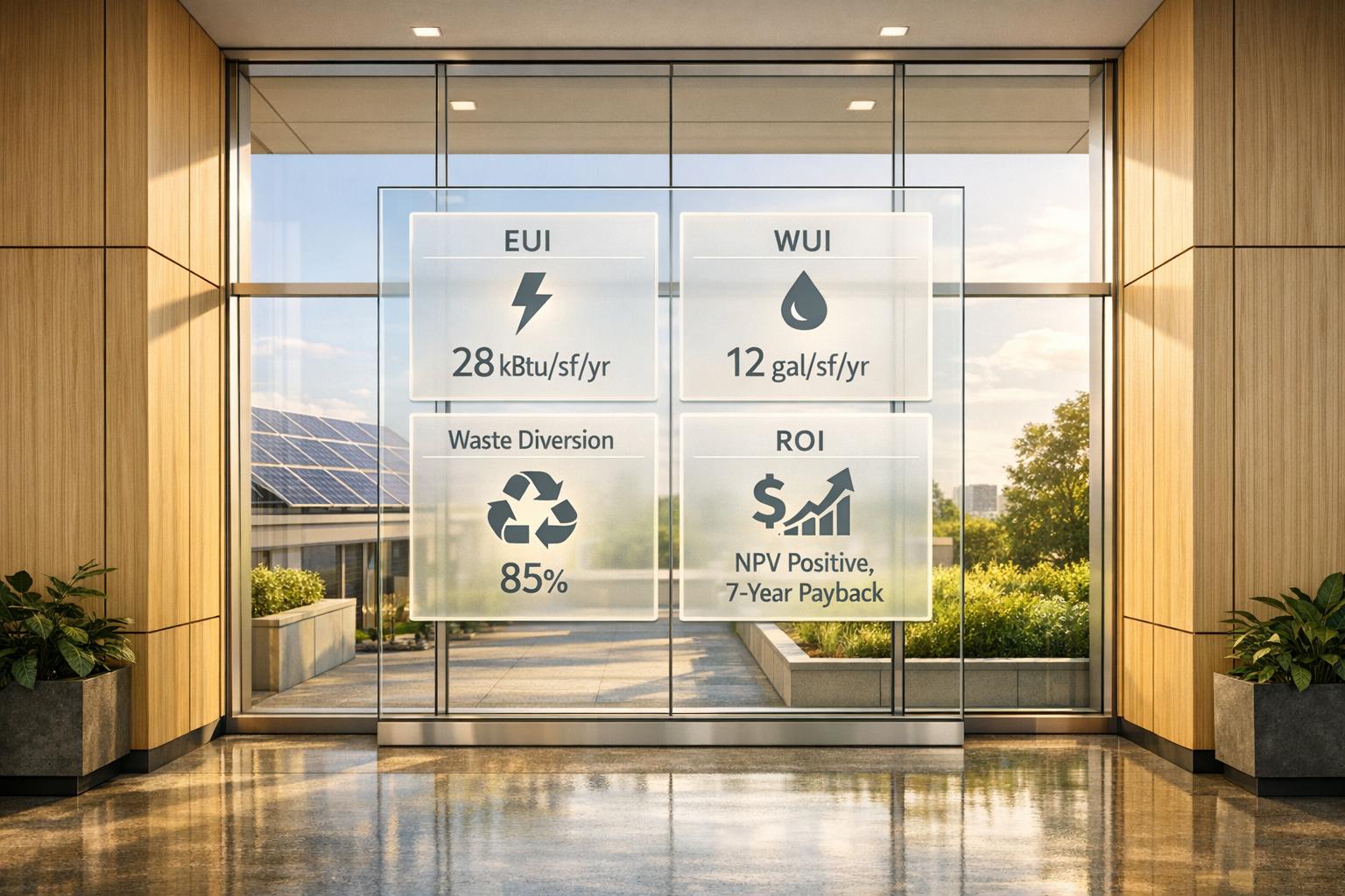 Green Building ROI: Key Metrics to Track