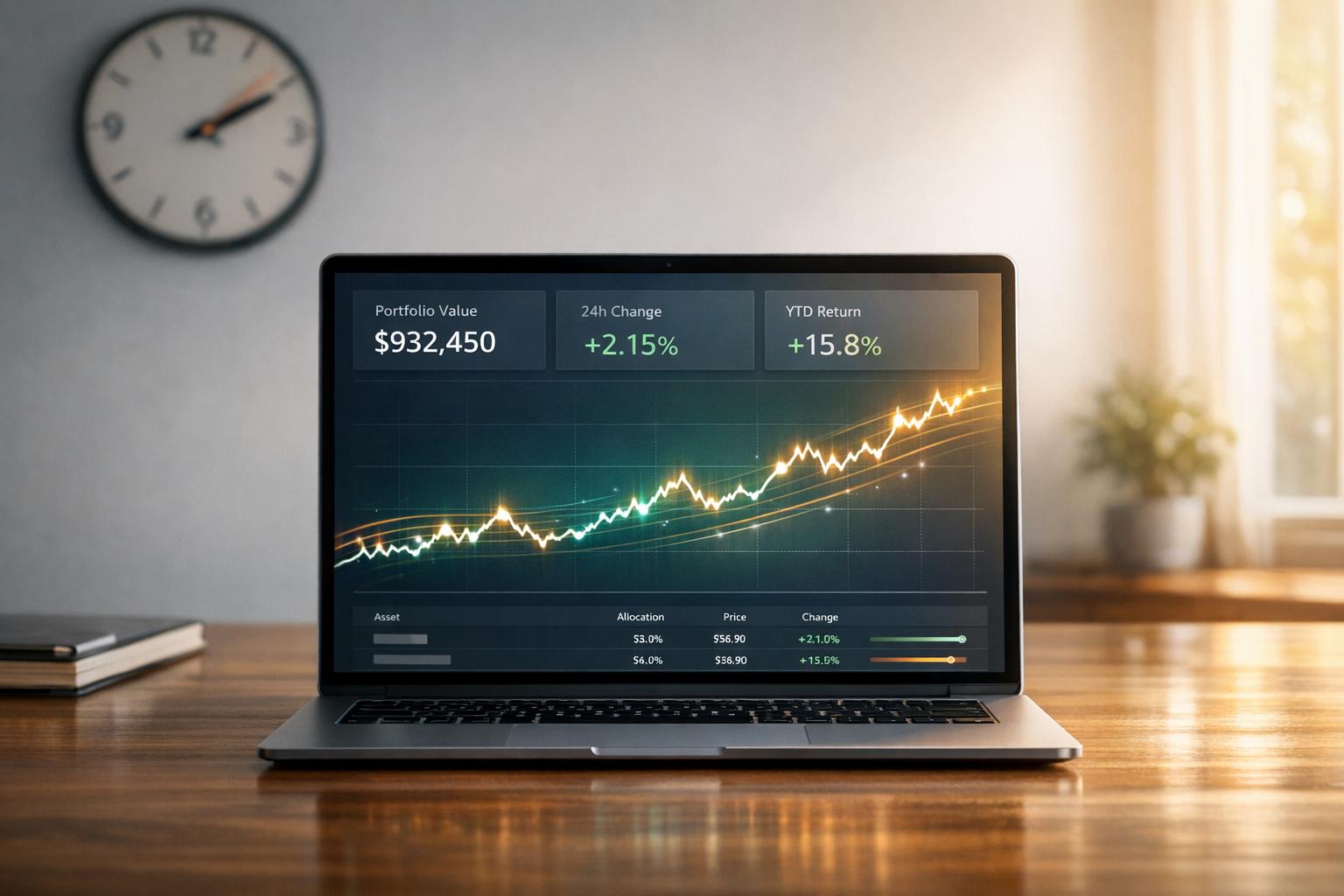 Real-Time Data in Custom Portfolio Reports
